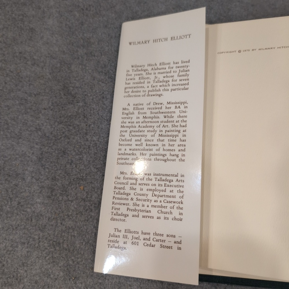 East Street South Wilmary Hitch Elliott Signed 1975 Talladega Alabama History - Picture 6 of 7